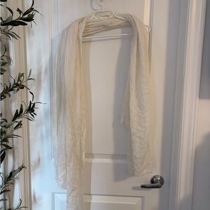 Elegant Cream Scarf